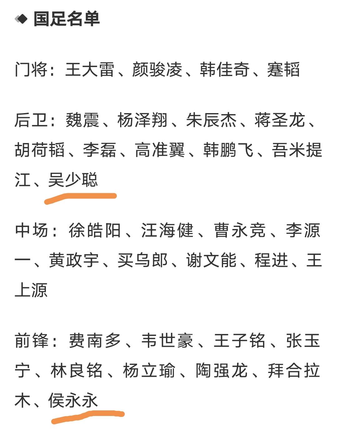 5位00后亮相！国足新名单，谁能征战18强赛？的简单介绍